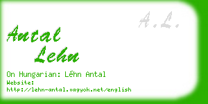 antal lehn business card